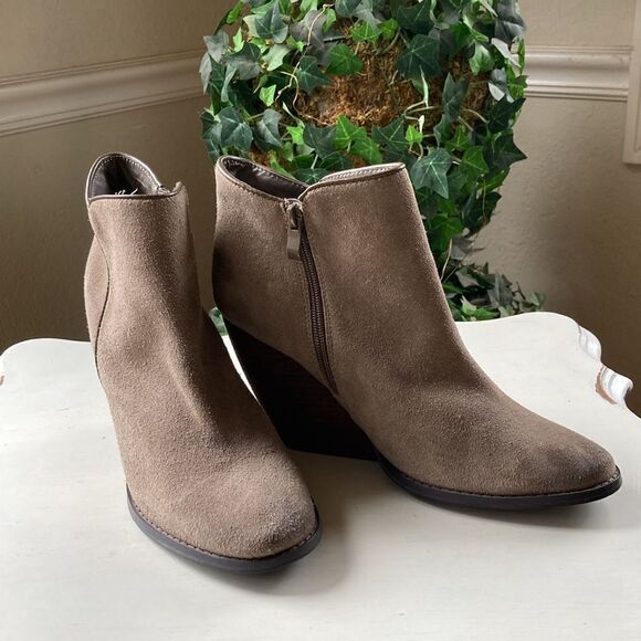 Very Volatile Los Angeles Leather Suede Ankle Boots Women’s 10 - Picture 2 of 14